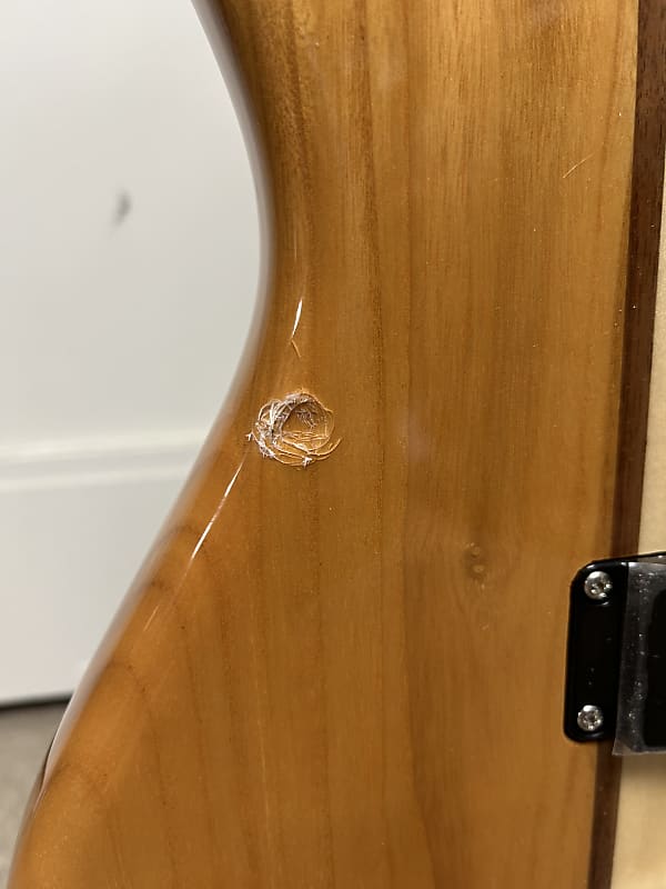 Aria Pro II SB-700 Four String Bass Guitar - Oak