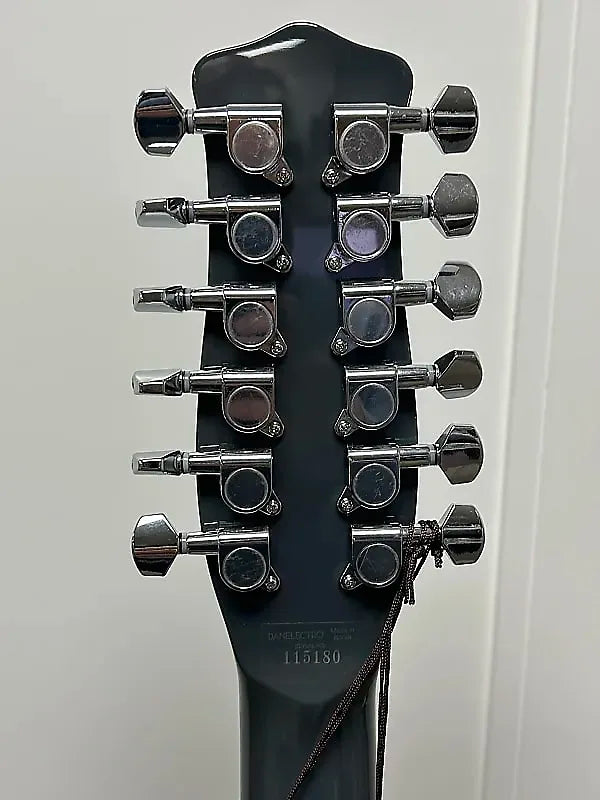 Danelectro Fifty Niner 12 String Semi Hollow Body Electric Guitar - Black