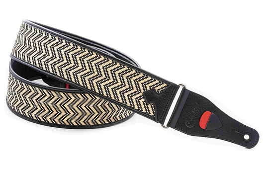 Right On Victoria Black Vegan High Quality Guitar Strap