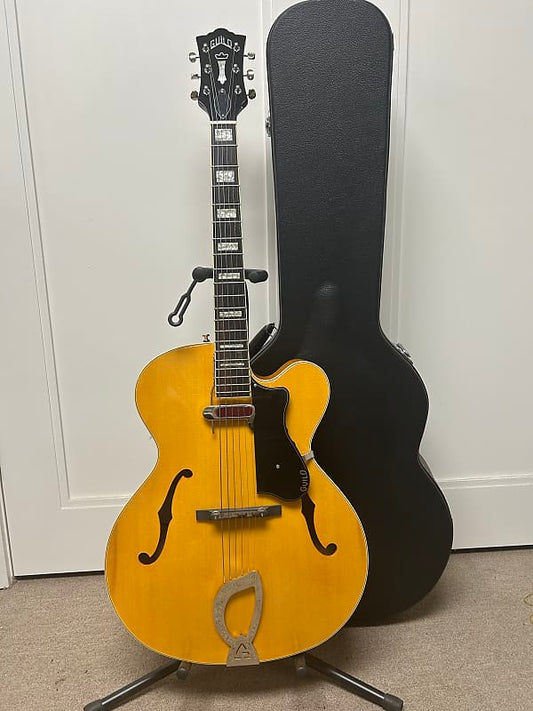 Guild Newark St. Collection A-150 Savoy Hollow Body Electric Guitar - Blonde