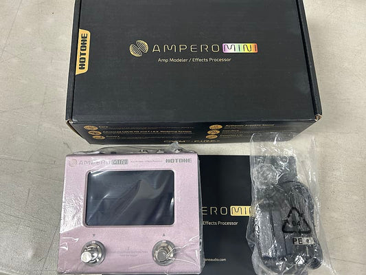 Hotone Ampero Mini Amp Modeler and Effects Processor - Purple Taro