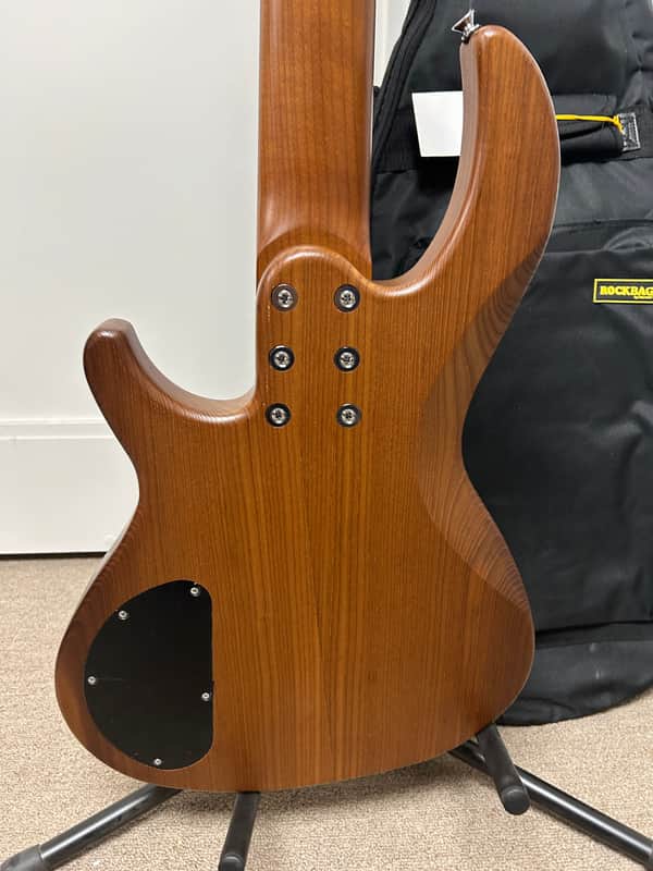 Aria Pro II 313-MK2/5 5 String Detroit Bass - Open Pore Natural- Brand New w/Free Gigbag