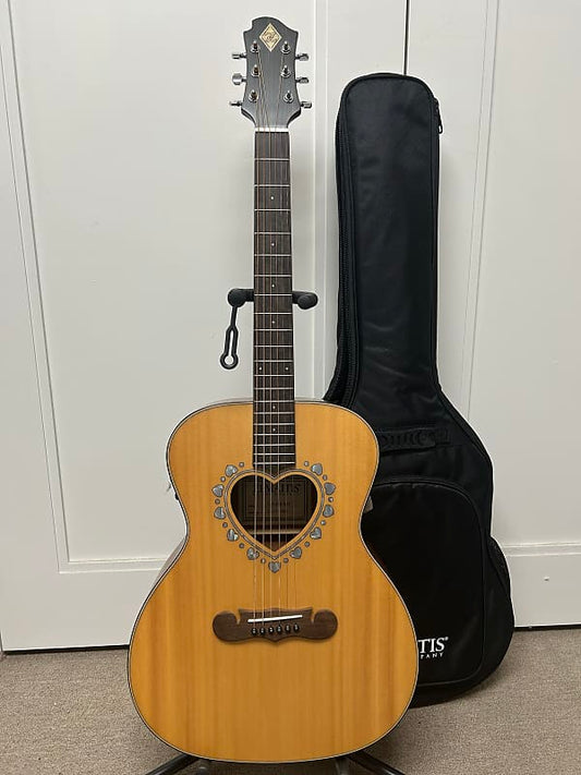 Zemaitis CAF-80H-NAT Acoustic Guitar w/Electronics - Natural
