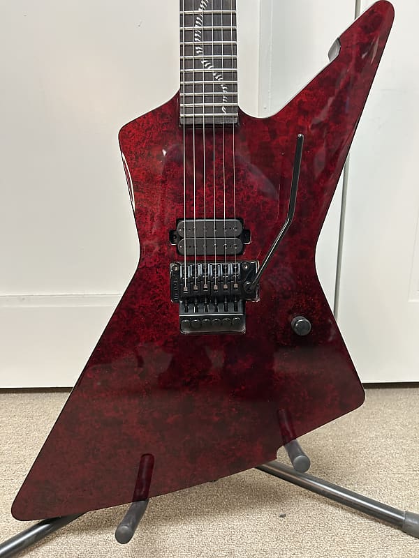 Schecter Patrick Kennison E-1 FR Apocrypha Electric Guitar - Red Reign