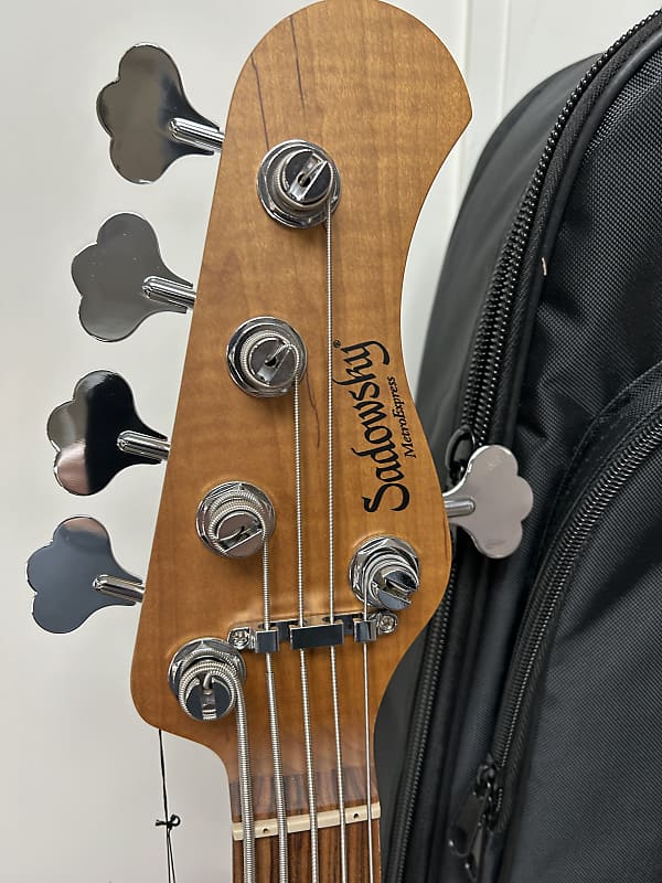 Sadowsky MetroExpress Hybrid P/J 5 String Bass w/Morado Fingerboard - Candy Apple Orange