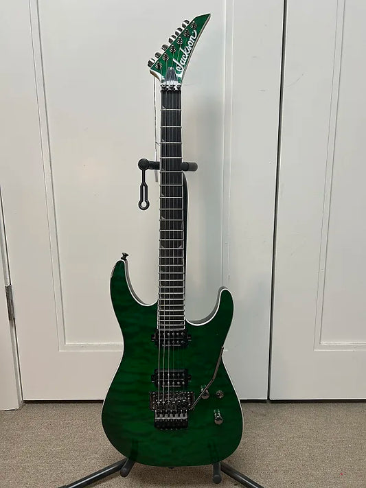 Jackson Pro Series SL2Q MAH Soloist Electric Guitar - Transparent Green