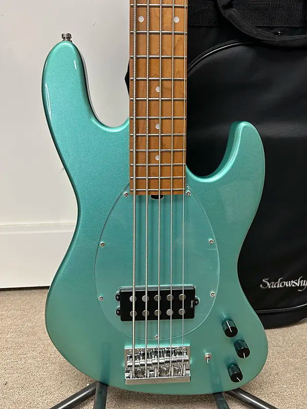 Sadowsky MetroExpress 21-Fret 5 String Vintage M Bass - Sage Green Metallic
