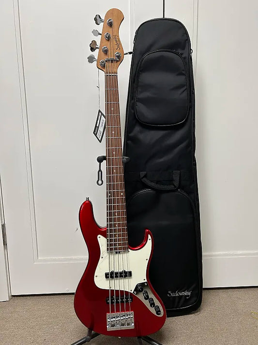 Sadowsky MetroExpress 22-Fret Will Lee Artist Line 5 String Bass - Candy Apple Red