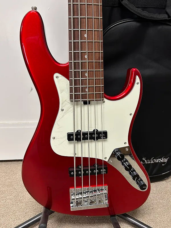 Sadowsky MetroExpress 22-Fret Will Lee Artist Line 5 String Bass - Candy Apple Red