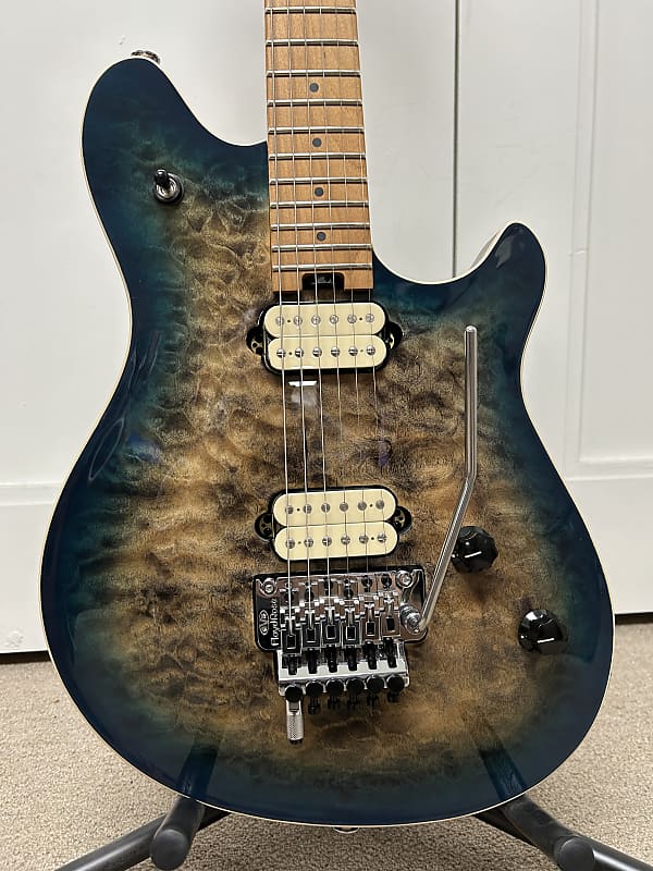 EVH Wolfgang WG Special QM with Baked Maple Neck - Indigo Burst