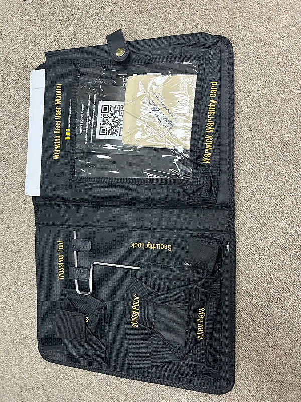 Warwick Alien 4 String Fretless Acoustic Electric Bass Guitar - Natural