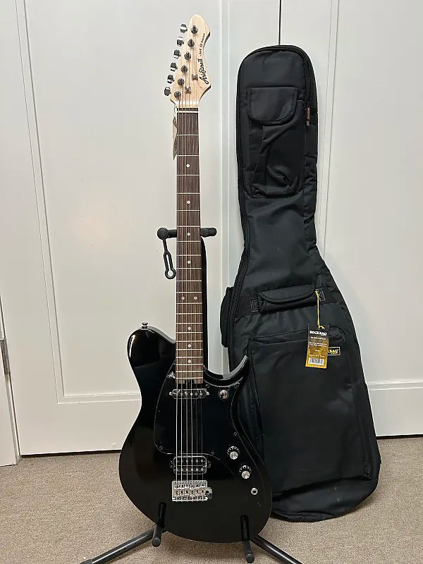 Aria Pro II Jet Baritone Electric Guitar- Black - Brand New w/FREE Aria Pro II Jet Baritone Electric Guitar- Black - Brand New w/FREE