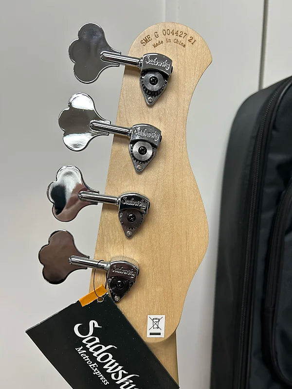 Sadowsky MetroExpress Vintage 4 String J/J Bass Left Handed - Solid Black