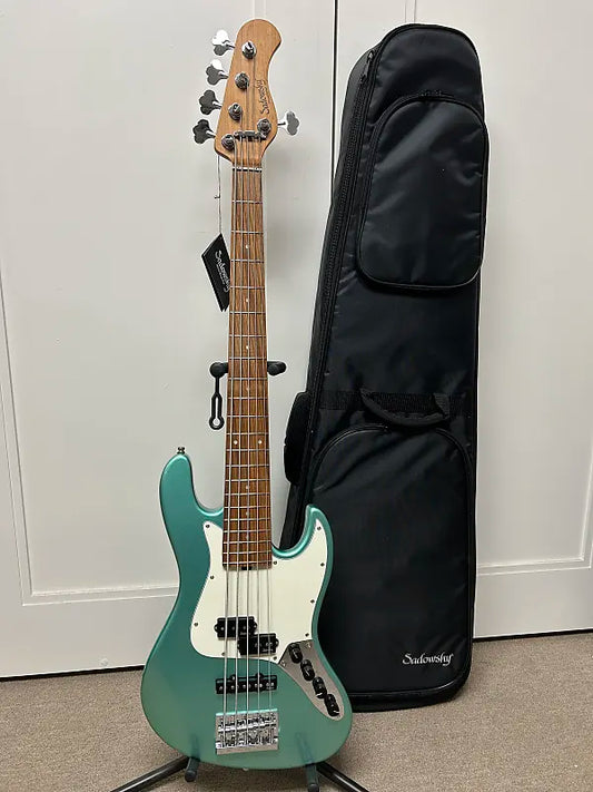 Sadowsky MetroExpress Hybrid P/J Bass 5-String with Pau Ferro Fretboard - Sage Green Metallic