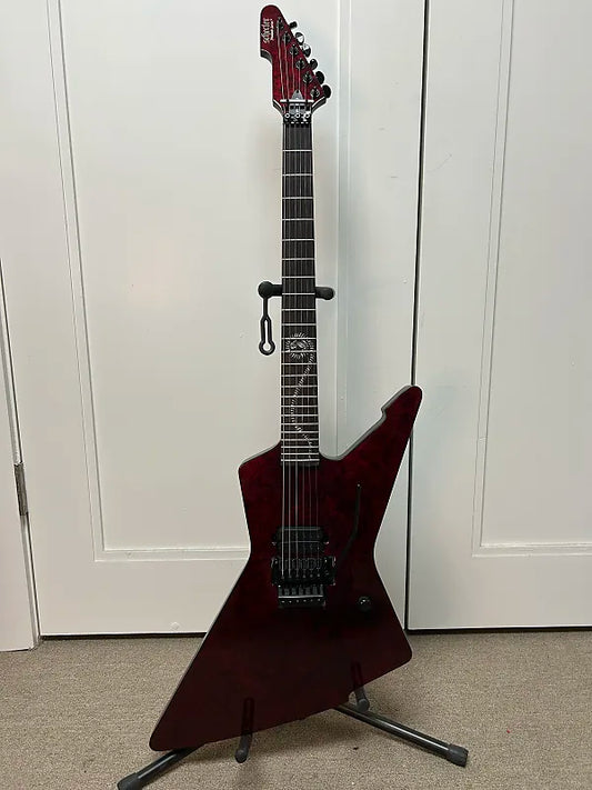 Schecter Patrick Kennison E-1 FR Apocrypha Electric Guitar - Red Reign