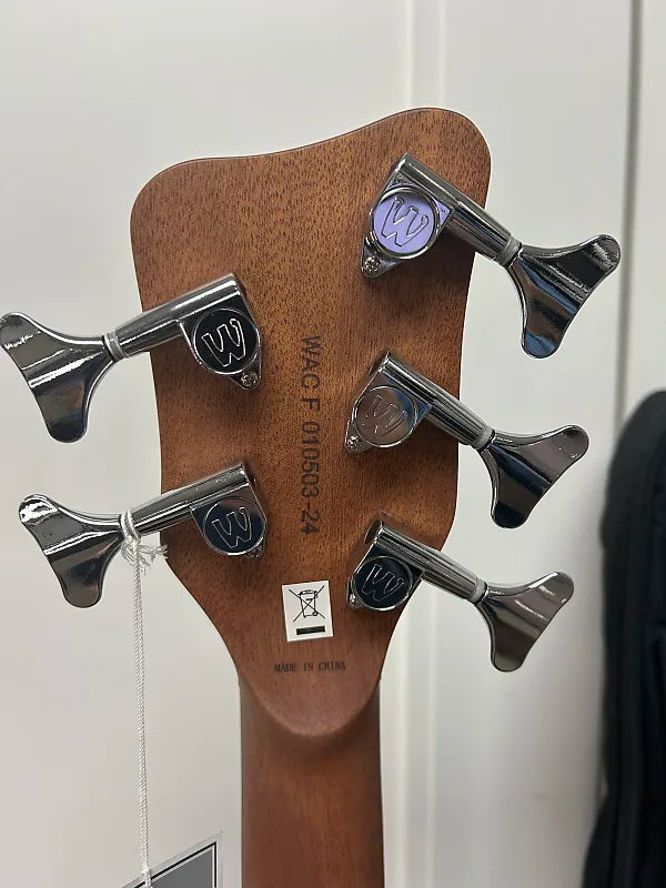 Warwick Rockbass Alien Deluxe 5 String Acoustic Electric Bass - Natural