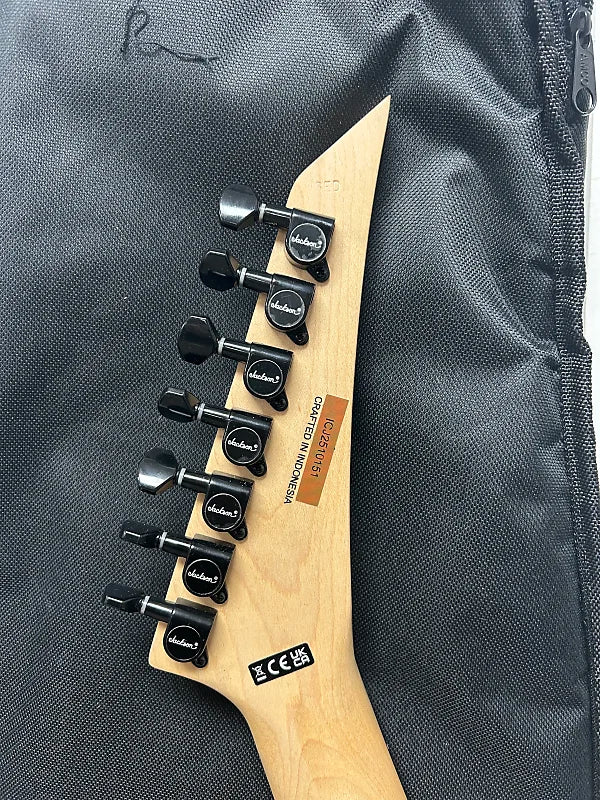 Jackson Pro Series Dave Davidson Warrior WR7 7 String Electric Guitar- Ferrari Red