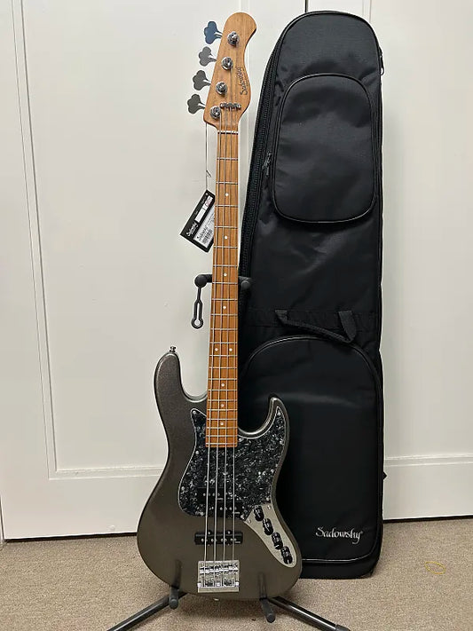 Sadowsky MetroExpress Hybrid P/J 4 String Bass w/Maple Fingerboard 2024 - Silver Metallic