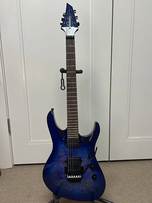 Jackson Pro Series Chris Broderick Signature Soloist 6P Electric Guitar - Transparent Blue