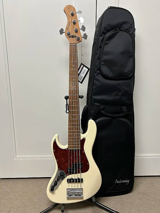 Sadowsky MetroExpress Hybrid P/J Bass 5-String with Pau Ferro Fretboard LEFT HANDED - Olympic White