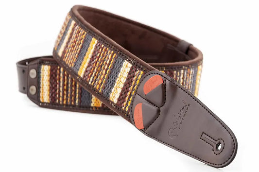 Right On Maracaibo Brown Vegan High Quality Guitar Strap