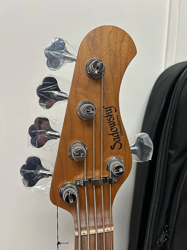 Sadowsky MetroExpress 21 Fret Vintage M/J Bass 5 String Morado Fretboard - Ocean Blue Metallic