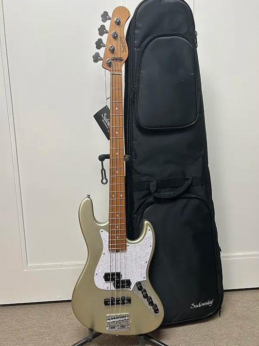Sadowsky MetroExpress Hybrid P/J 4 String Bass w/Maple Fingerboard - Champagne Metallic