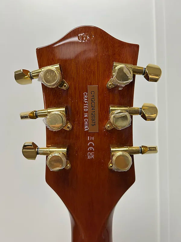 Gretsch Limited Edition Electromatic Broadkaster Semi Hollow Body Electric Guitar Roundup Orange