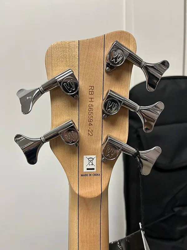 Warwick Rockbass Streamer Standard 5 String Bass -Burgundy Red Transparent Satin