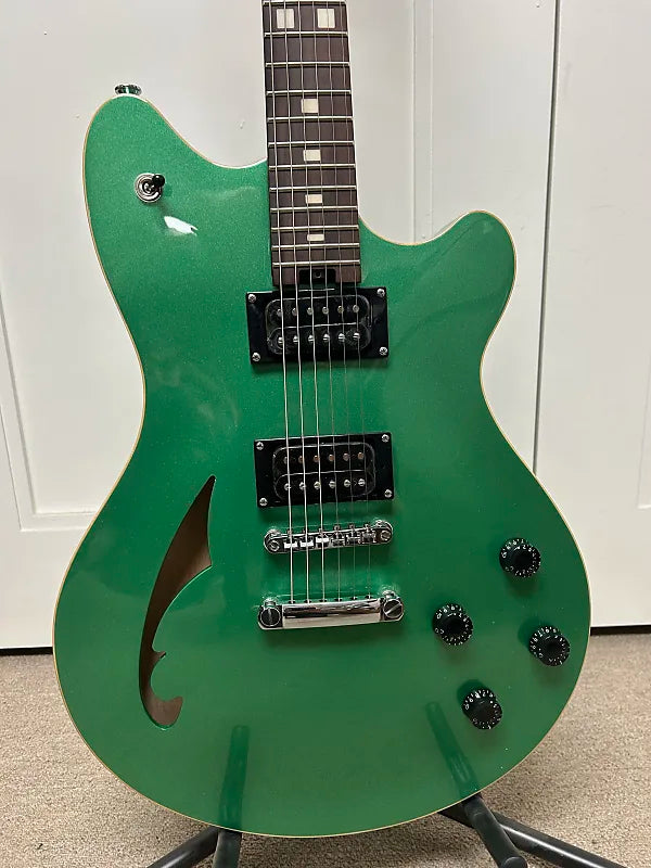 EVH SA-126 Standard Semi Hollowbody Electric Guitar - Pelham Green