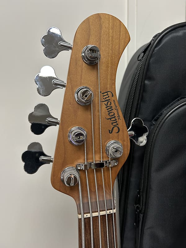 Sadowsky MetroExpress Vintage J/J 5 String Fretless Bass Guitar - Black