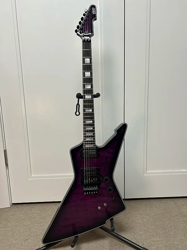 Schecter E-1 FR S Sustainiac Electric Guitar - Trans Purple Burst