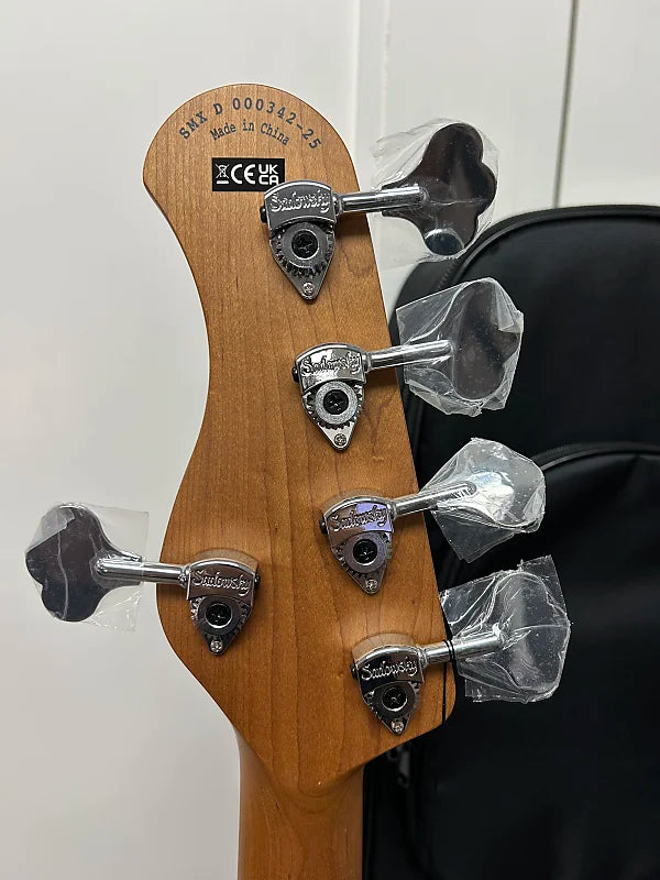 Sadowsky MetroExpress 21 Fret Vintage M/J Bass 5 String Maple Fretboard - Ocean Blue Metallic