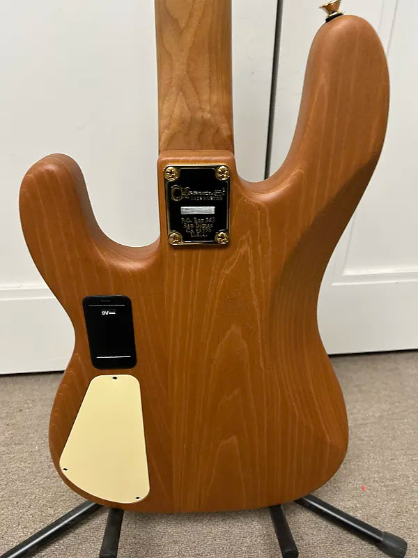 Charvel Pro-Mod San Dimas Bass PJ IV MAH - Natural Mahogany