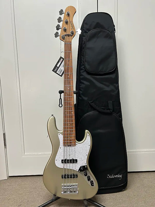 Sadowsky MetroExpress Vintage J/J 5 String Bass w/Morado Fingerboard 2024 - Champagne Metallic