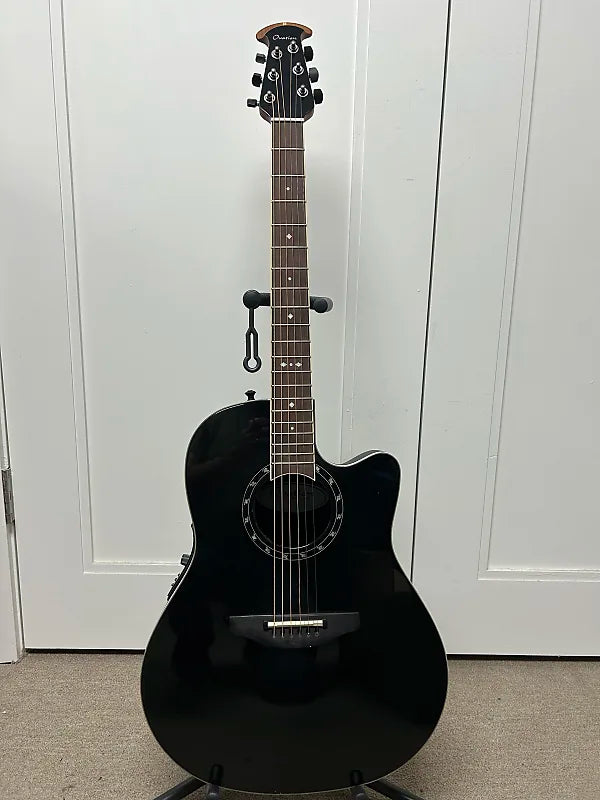 Ovation 2771AX-5-G Pro Series Standard Balladeer Acoustic Guitar w/Electronics - Black