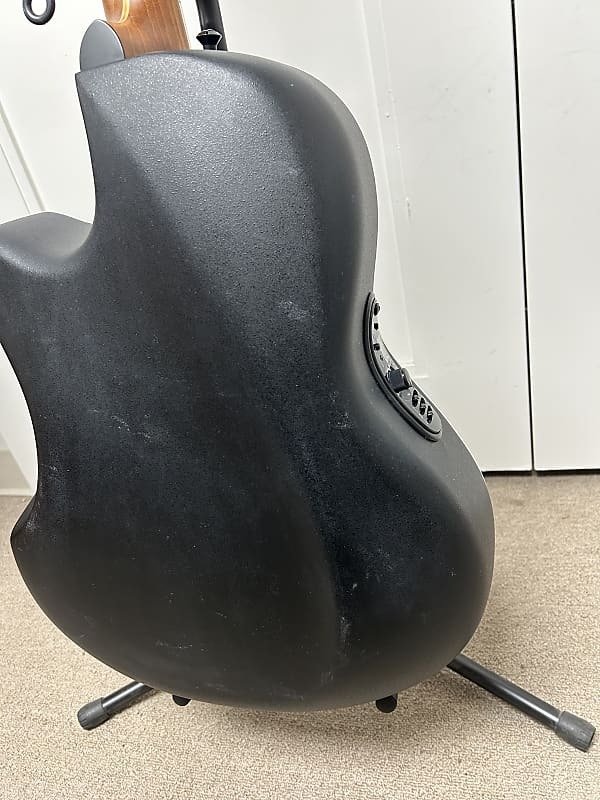 Ovation 2771AX-5-G Pro Series Standard Balladeer Acoustic Guitar w/Electronics - Black