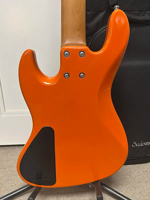 Sadowsky MetroExpress 21 Fret Vintage M/J Bass 5 String Maple Fretboard - Candy Apple Orange