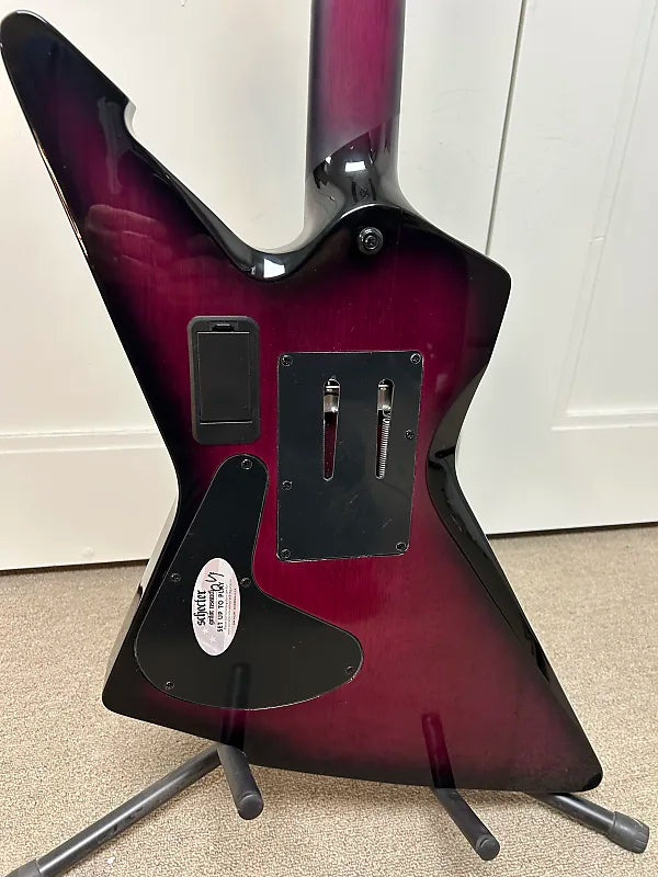 Schecter E-1 FR S Sustainiac Electric Guitar - Trans Purple Burst