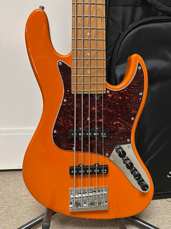 Sadowsky MetroExpress Vintage J/J 5 String Bass w/Maple Fingerboard 2024 - Candy Apple Orange