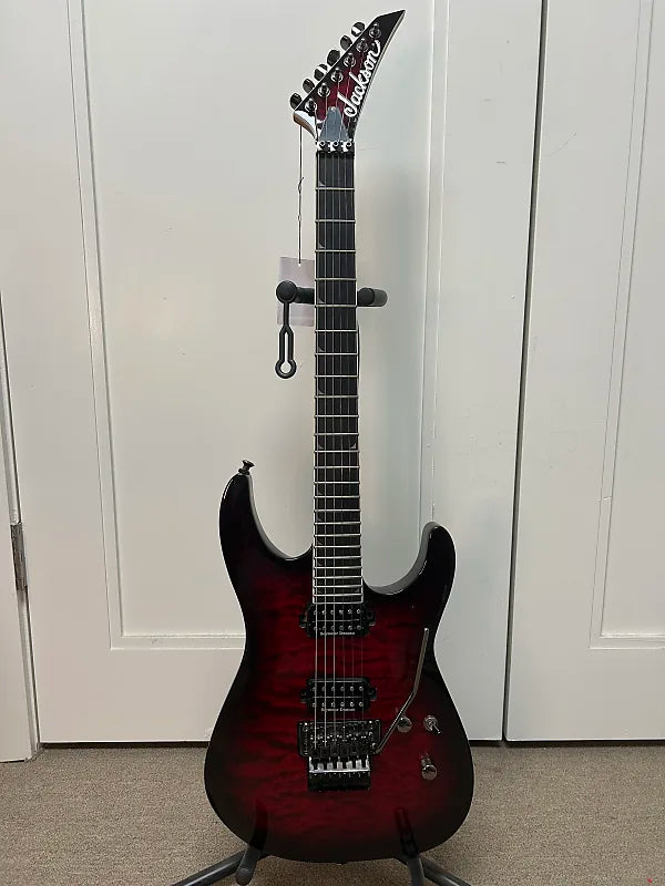 Jackson Pro Series SL2Q MAH Soloist Electric Guitar - Transparent Magenta Burst