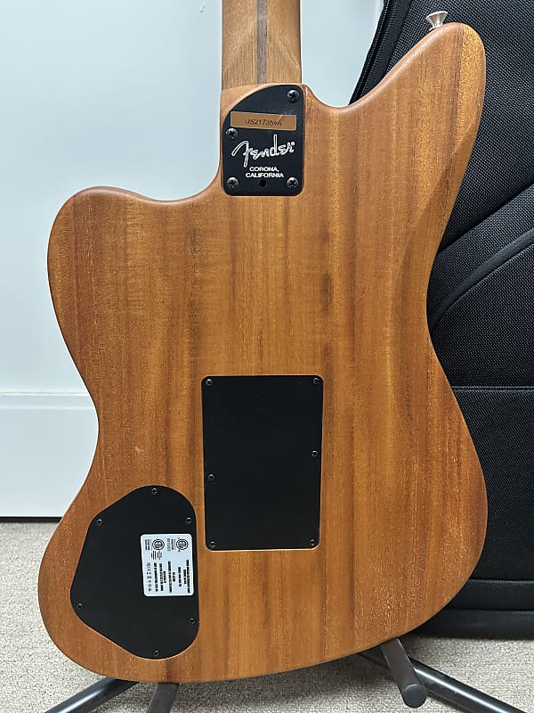 Fender American Acoustasonic Jazzmaster Acoustic Electric Guitar- Tobacco Sunburst