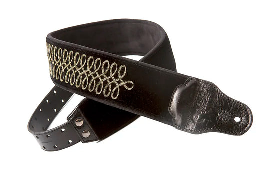 Right On Straps Sgt Peppers Black Beatles Tribute High Quality Vegan Guitar Strap