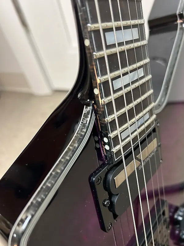 Schecter E-1 FR S Sustainiac Electric Guitar - Trans Purple Burst