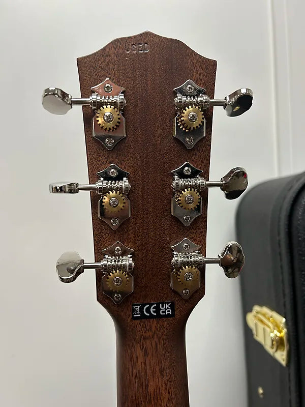 Fender Paramount PS-220E Acoustic Parlor Guitar w/Electronics - 3-Tone Vintage Sunburst