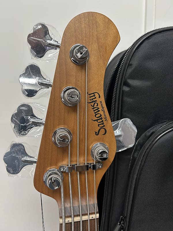 Sadowsky MetroExpress 21 Fret Vintage M/J Bass 5 String Morado Fretboard - Candy Apple Orange
