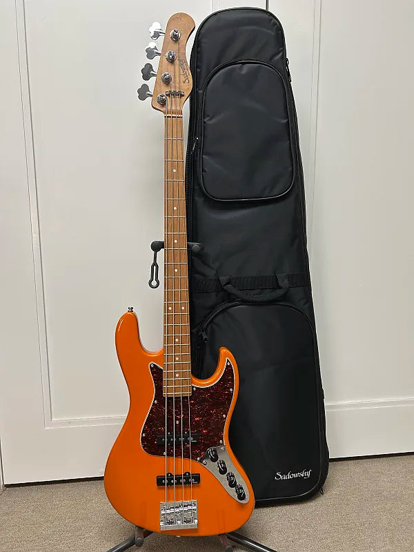 Sadowsky MetroExpress Vintage J/J 4 String Bass w/Maple Fingerboard - Candy Apple Orange