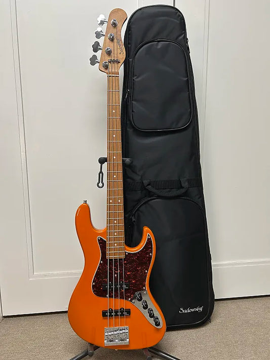 Sadowsky MetroExpress Vintage J/J 4 String Bass w/Maple Fingerboard - Candy Apple Orange