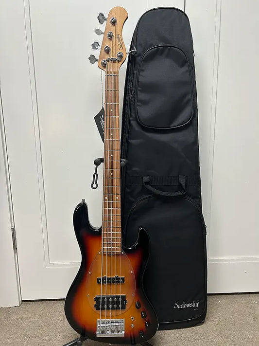 Sadowsky MetroExpress 21 Fret Vintage M/J Bass 5 String Morado Fretboard - Tobacco Sunburst