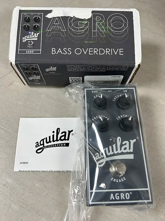 Aguilar AGRO Bass Overdrive Pedal - Grey